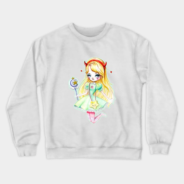 star vs the forces of evil Crewneck Sweatshirt by mapetitepoupee